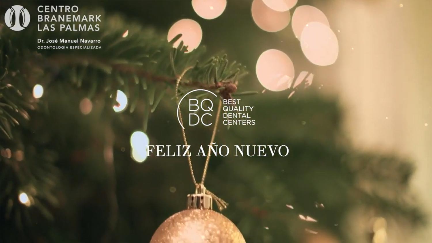 Felicitación de año nuevo - Centro Branemark Las Palmas