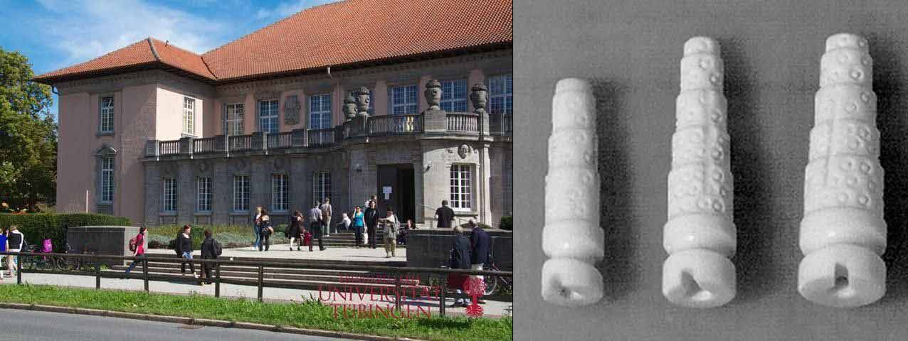 A la izquierda la Universidad de Tübingen. A la derecha, el implante de Tübingen de Óxido de Aluminio Al2O3